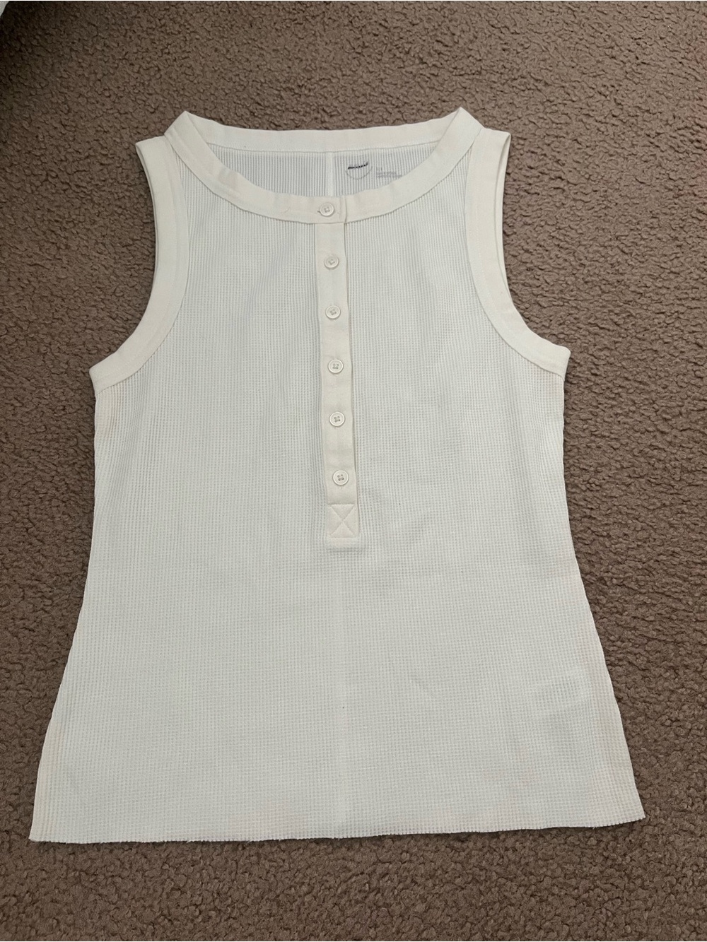 Aerie Waffle Henley Tank - Picture 2 of 4